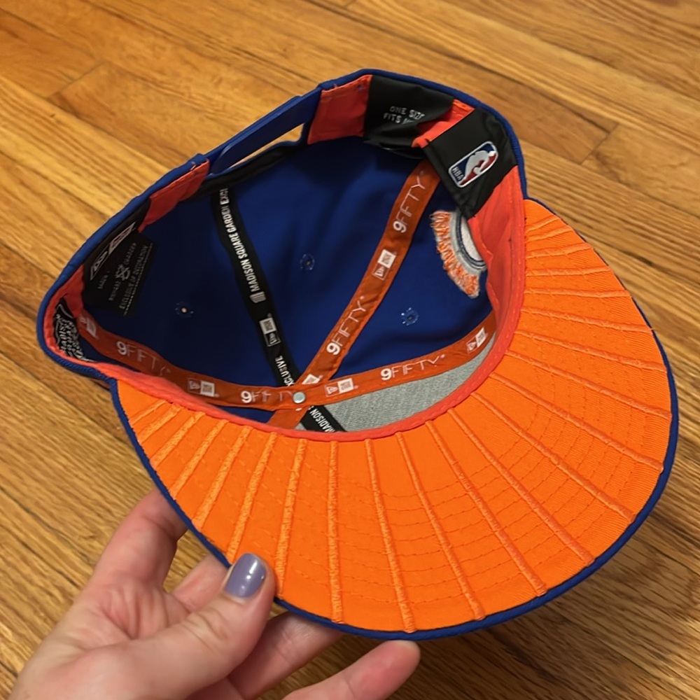 New Era Blue and Orange New York Hat - Picture 2 of 3
